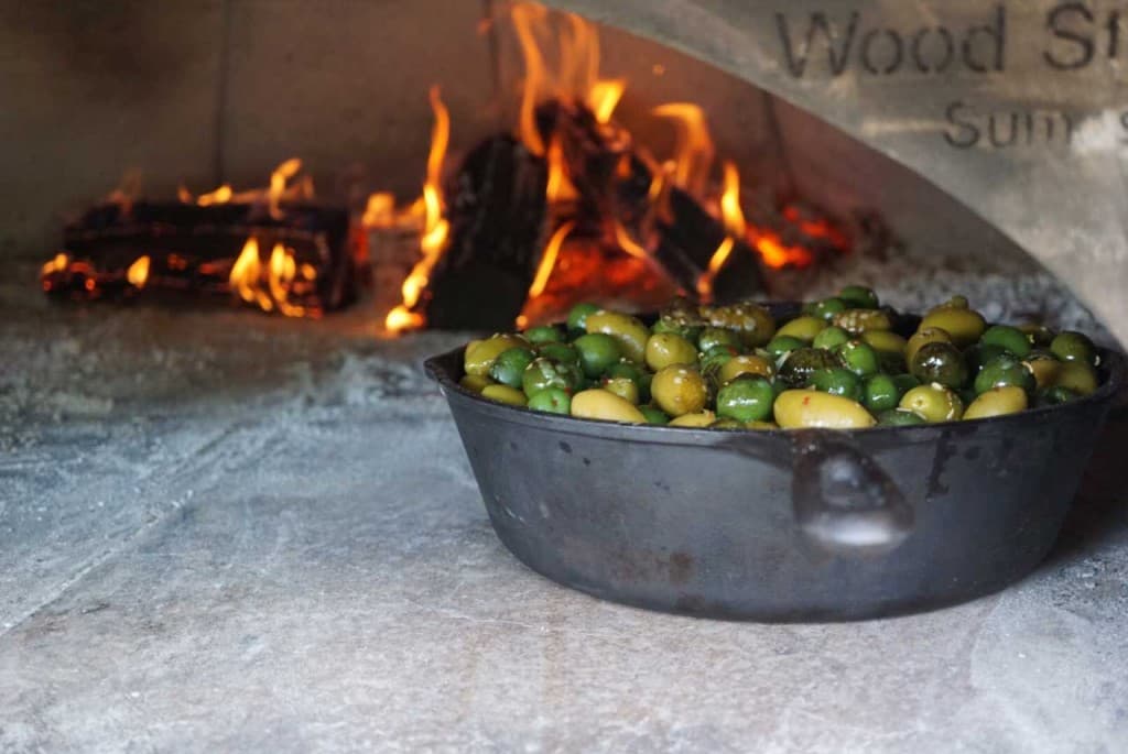 Olives in Wood Fired Oven